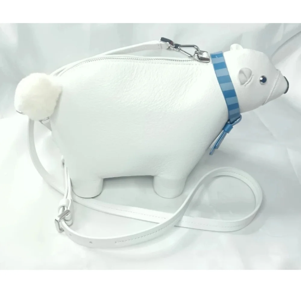 Kate Spade Arctic Friends Crossbody Polar Bear Novelty Clutch Bag Purse